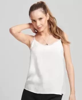 Superdry Womens Eyelash Cami Top Cream / New Chalk - Size: 8