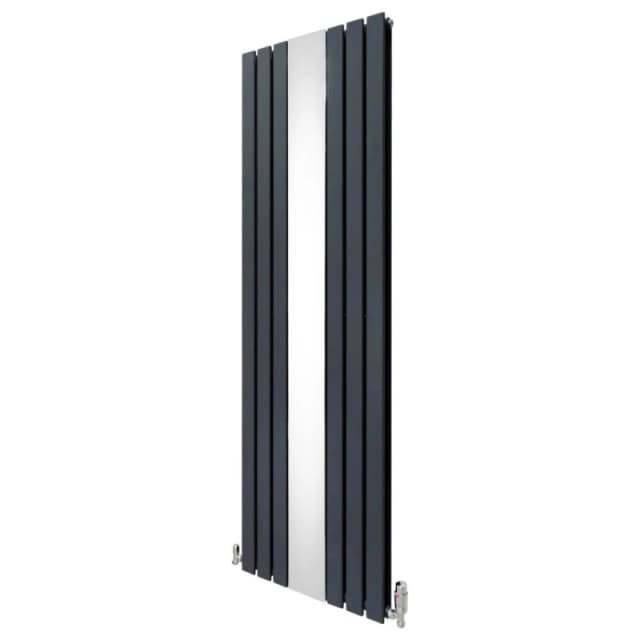 MONSTER-SHOP Flat Panel Radiator With Mirror 1800mm x 565mm & trv Chrome 5055986194606