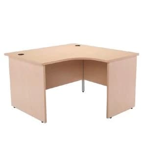 Jemini Maple Right Hand Panel End Radial Desk 1200mm KF838062