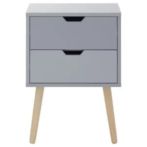 Nyborg Bedside Table Grey