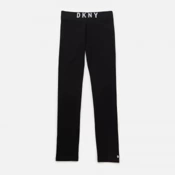 DKNY Girls Logo Leggings - Black - 16 Years