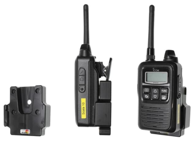 Brodit 710025 holder Passive holder Two-way radio Black