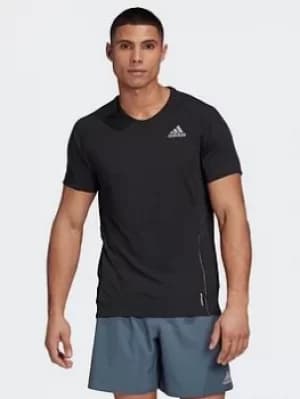 adidas Runner T-Shirt, Blue, Size 2XL, Men