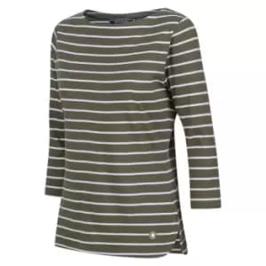Regatta Bayla three quarterSleeve Top - FourLfC/WhSt
