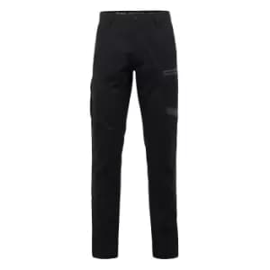 Hard Yakka Mens Raptor Active Work Trousers (36R) (Black)