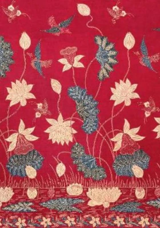 Journal Sarong Buketan With Lotuses, Lined Paperback. Paperback. By Tuttle Studio Books