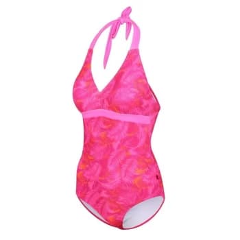 Regatta Flavia Swimming Costume - PinkFusPalm