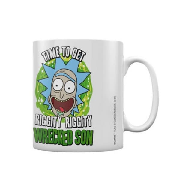 Rick & Morty Wrecked Son Mug White unisex
