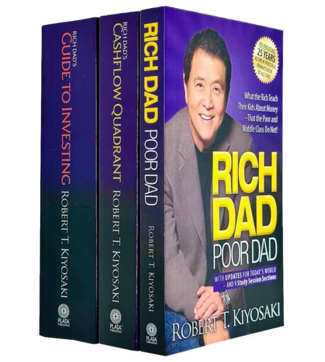 Robert T. Kiyosaki 3 Book Set Rich Dad Series Robert T. Kiyosaki Books