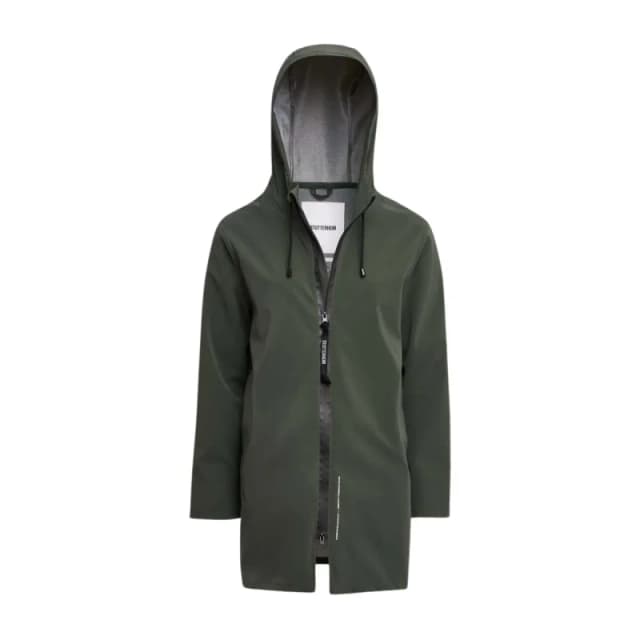 Stutterheim Womens zipped raincoat Stutterheim Stockholm Vert Female XL