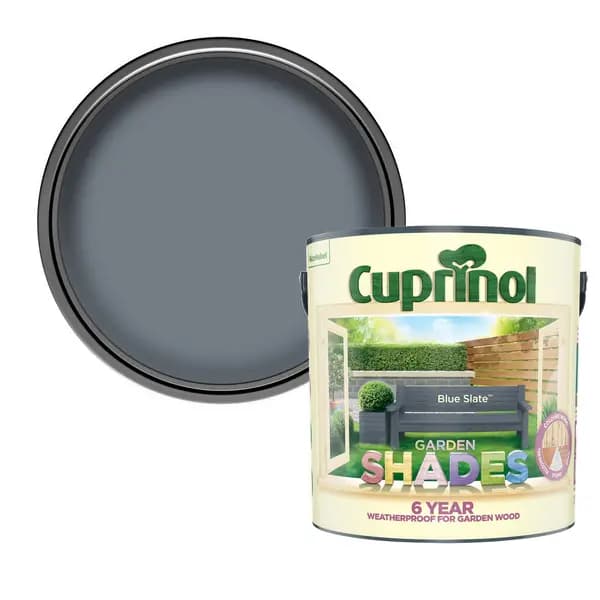 Cuprinol Garden Shades Paint Blue Slate - 2.5L Blue