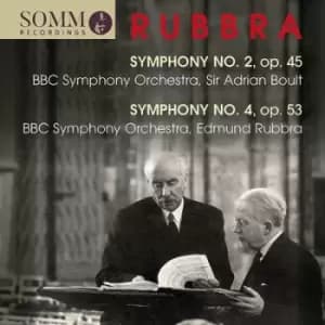 Rubbra Symphony No 2 Op 45/Symphony No 4 Op 53 by Edmund Rubbra CD Album