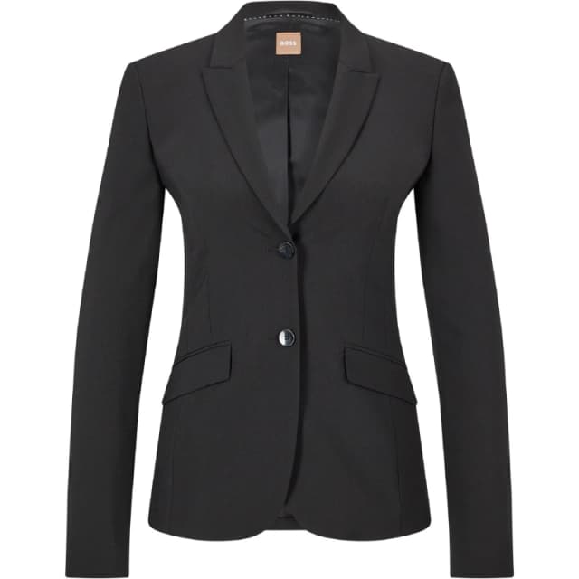 Boss Womens Julea Blazer Black female 4 (XXS)