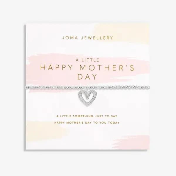 Joma Jewellery Mother's Day A Little Happy Mother's Day Silv