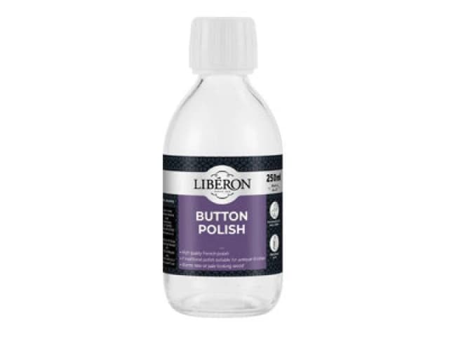 Liberon 'Button Polish' 250ml Golden Brown