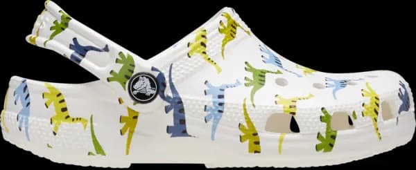 Crocs Kids Toddler Classic Character Print Clogs Dinosaur C5