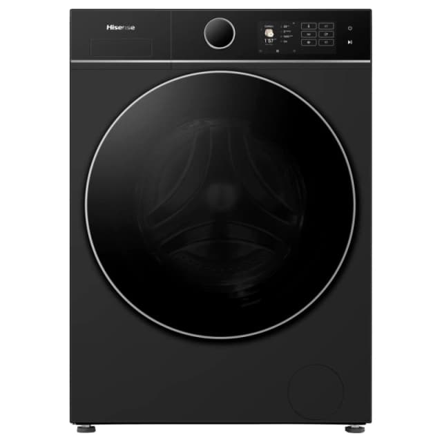 Hisense 5i KitchenFit Series WF5I1245BBR 12kg WiFi Connected Washing Machine with 1400 rpm - Black - A Rated