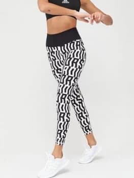 Adidas Believe This Tko 7/8 Leggings - Black/White