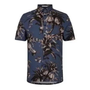 Ted Baker Belmar Short Sleeve Shirt - Blue