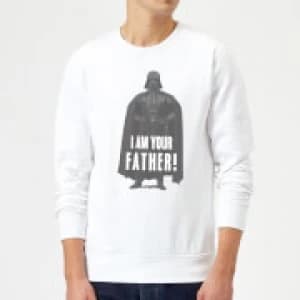 Star Wars Darth Vader I Am Your Father Pose Sweatshirt - White - L
