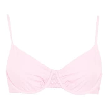 Jack Wills Carlton Balcony Bikini Top - Pink
