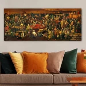 YTY103UNLU_50120 Multicolor Decorative Canvas Painting