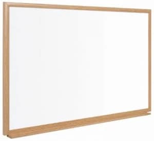 Bi-Office Earth-It Drywipe 180x120cm oak Exec 22mm frm
