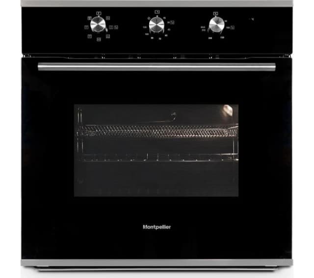 Montpellier MAFSO60SS Electric Oven - Stainless Steel & Black, Stainless Steel 5060617984921