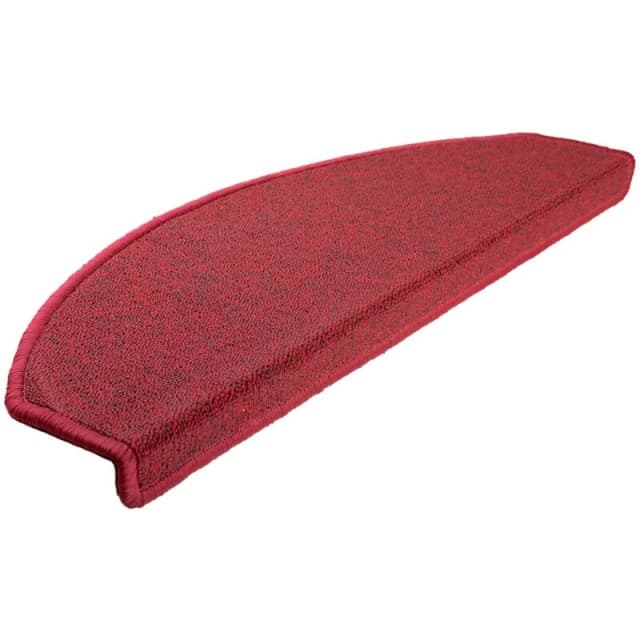 VIDAXL Vidaxl - Carpet Stair Treads 15 pcs Bordeaux Red 65x24x4cm 133889