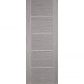 Vancouver Internal Prefinished Light Grey 5 Panel Fire Door - 838 x 1981mm