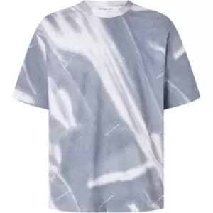 Calvin Klein Jeans Motion Blur Aop Tee - Grey
