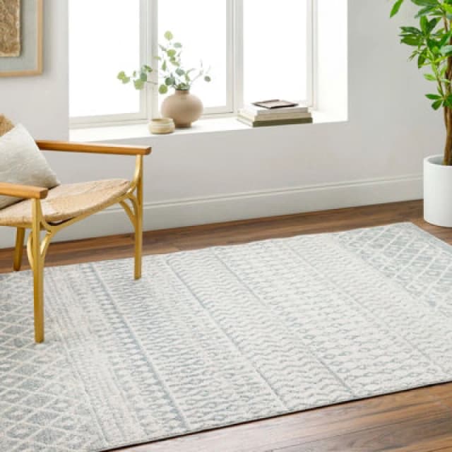 Livabliss Scandi Modern Boho Light Beige/grey Mila Area Rug 160 X 230 Cm - Easy Care, Non Shedding, Ideal For Living Room & Bedroom