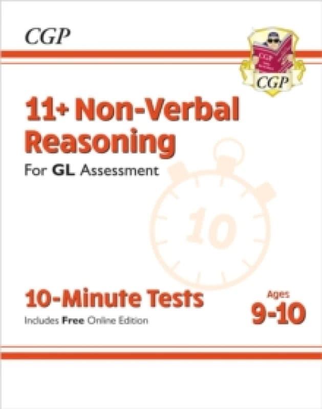 11+ GL 10-Minute Tests: Non-Verbal Reasoning - Ages 9-10 (with Online Edition) Multiple-component retail product, part(s) enclose