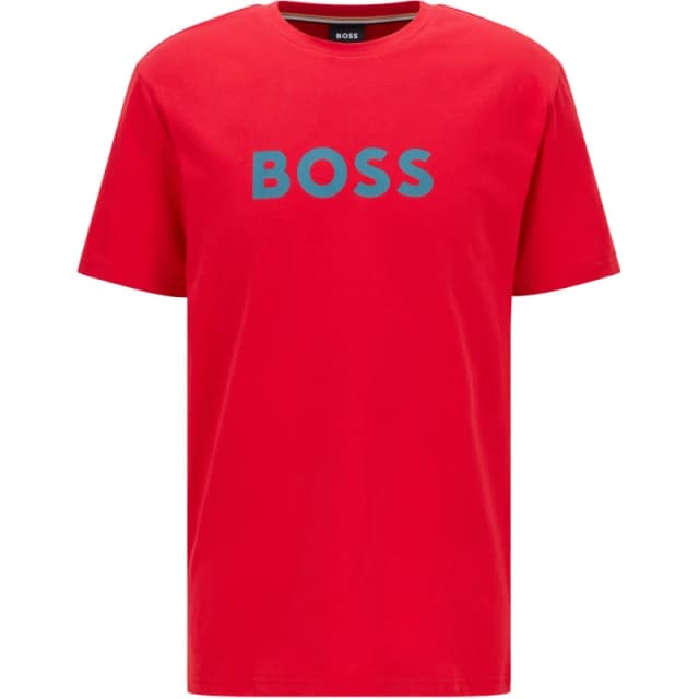 Boss Mens HBW Logo T-Shirt, Logo Printed Bright Red 629 male Small