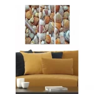 MDF3043735 Multicolor Decorative MDF Painting (3 Pieces)