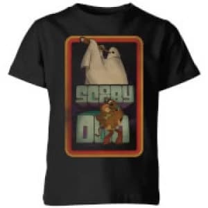 Scooby Doo Retro Ghostie Kids T-Shirt - Black - 3-4 Years