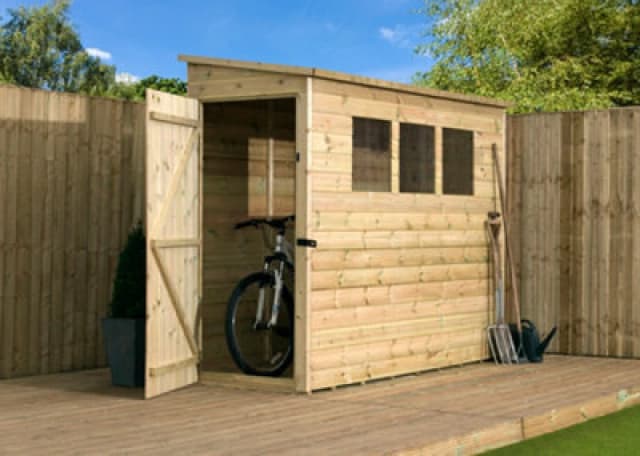Empire Sheds Empire 2800 Pent 6X3 Pressure Treated Tongue And Groove Wooden Garden Shed Door Left Side Panel (6' X 3' / 6ft X 3ft) (6X3)