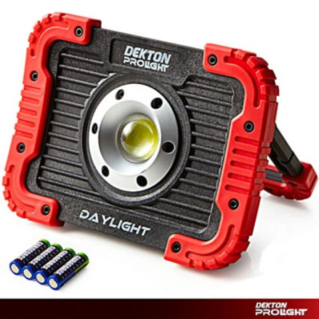 450 Lumens Dekton Work Light Cob LED Torch Cordless Portable Xw750 Ultra Bright