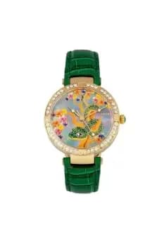 Mia Mother-Of-Pearl Leather-Band Watch