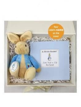 Personalised Peter Rabbit Guide to Life Plush Toy Gift Set, One Colour