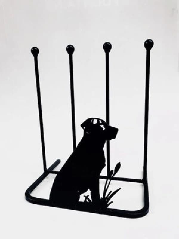 Poppy Forge 2 Pair Boot Rack - Labrador - Steel - L30.4 X W38 X H48.3cm - Black
