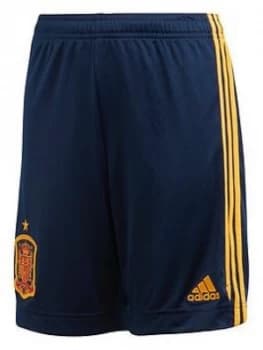 Adidas Junior Home Spain Euro 2020 Replica Shorts - Navy