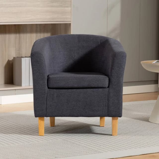 Artemis Home Millie Fabric Accent Chair in Charcoal Size: 1 Pack Charcoal Unisex 1 Pack