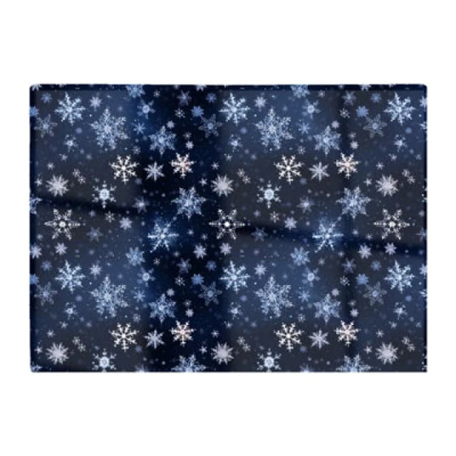 Warren Reed Designer Dreamy And Magical Snowflake Glass Chopping Board