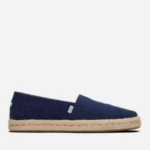 TOMS Mens Alpargata Rope 2.0 Canvas Espadrilles - UK 10