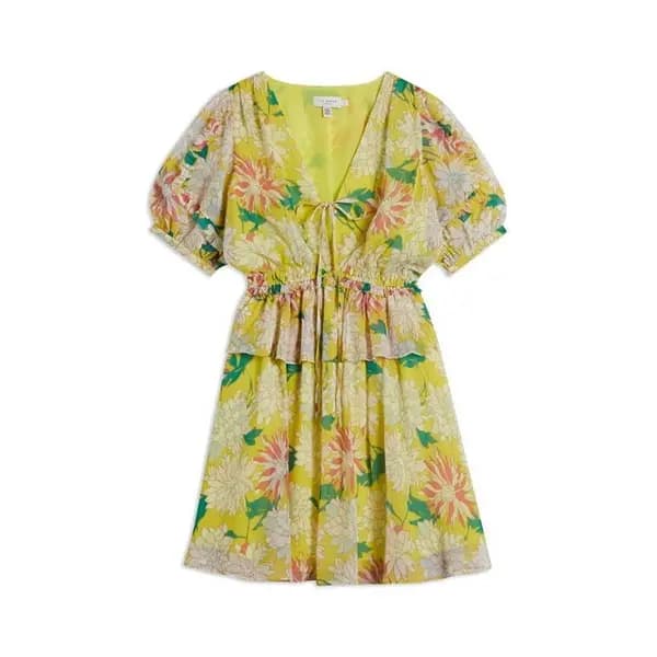 Ted Baker Isbella Dress - Yellow 8