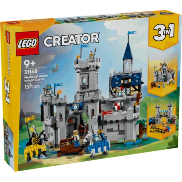 LEGO LEGO Creator 31168 3in1 Medieval Horse Knight Castle Playset Building Toy 31168 Lego One Size Multi 70519699000