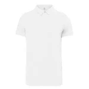 Kariban Adults Unisex Stud Piqu Polo Shirt (L) (White)