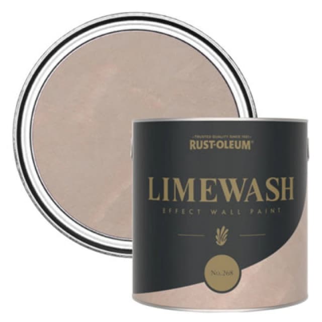 Rust-Oleum Brown Limewash Effect Wall Paint - No. 268 2.5L