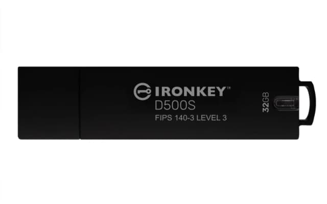 Kingston Technology Kingston Technology IronKey 32GB D500S FIPS 140-3 Lvl 3 AES-256 IKD500S/32GB